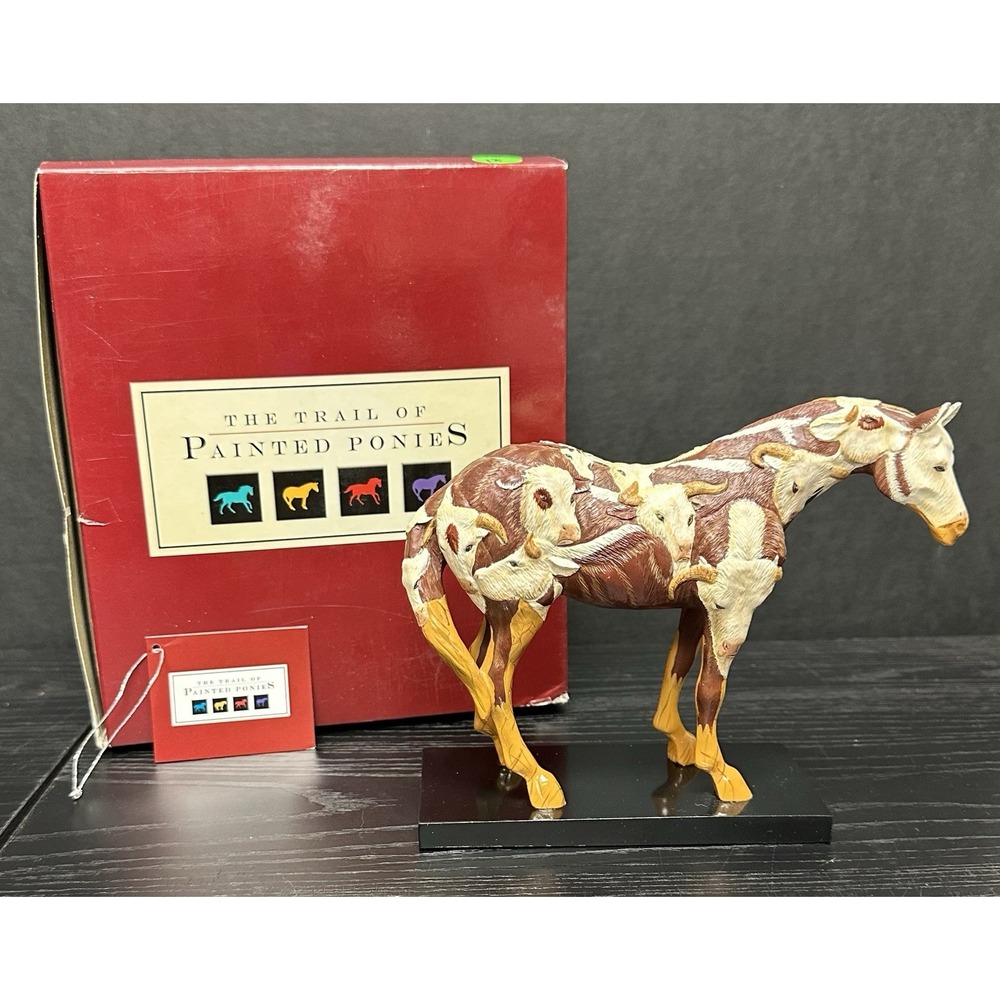 The Trail of Painted Ponies Cow Pony 2E/8094 Horse Figurine‎ w/ Box! 18